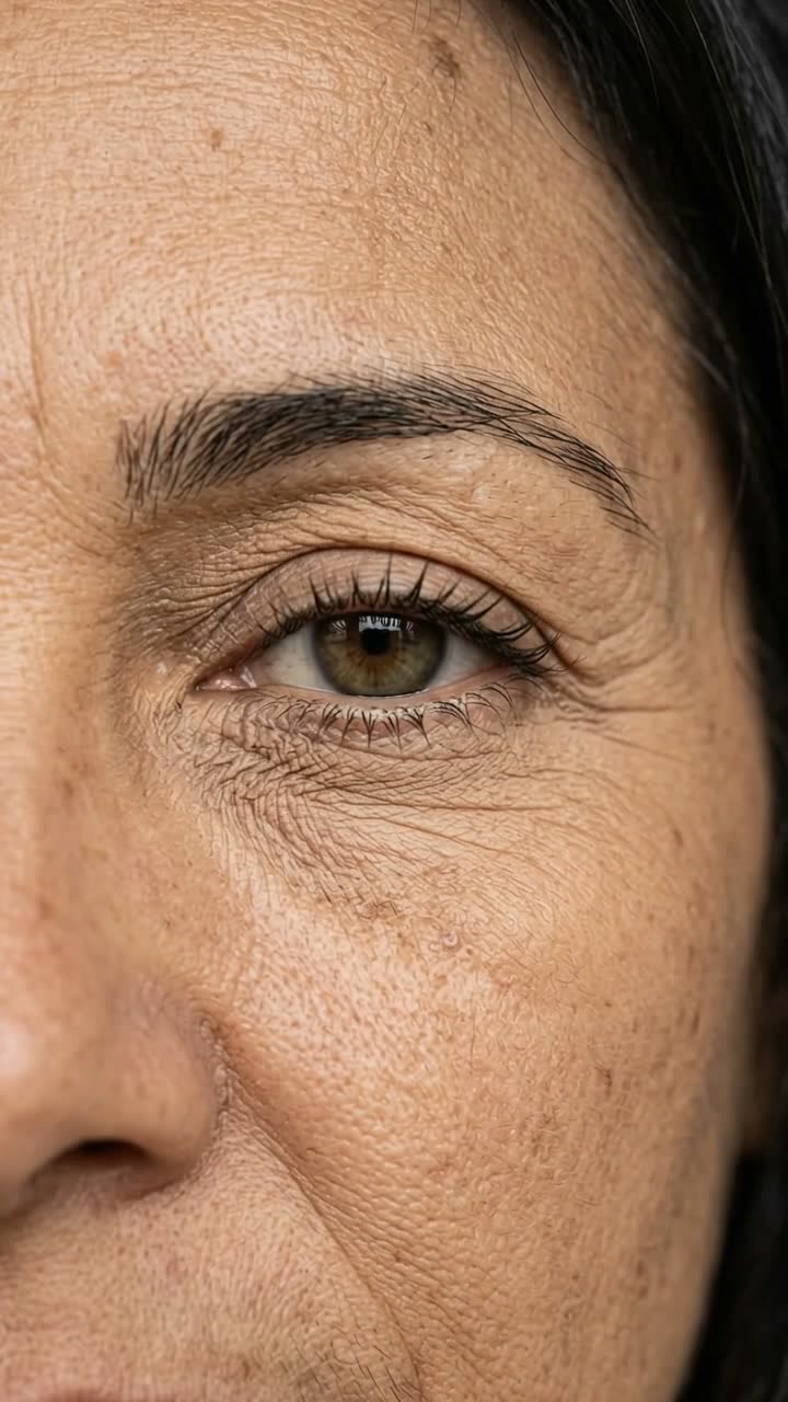 Linhas finas em volta dos olhos